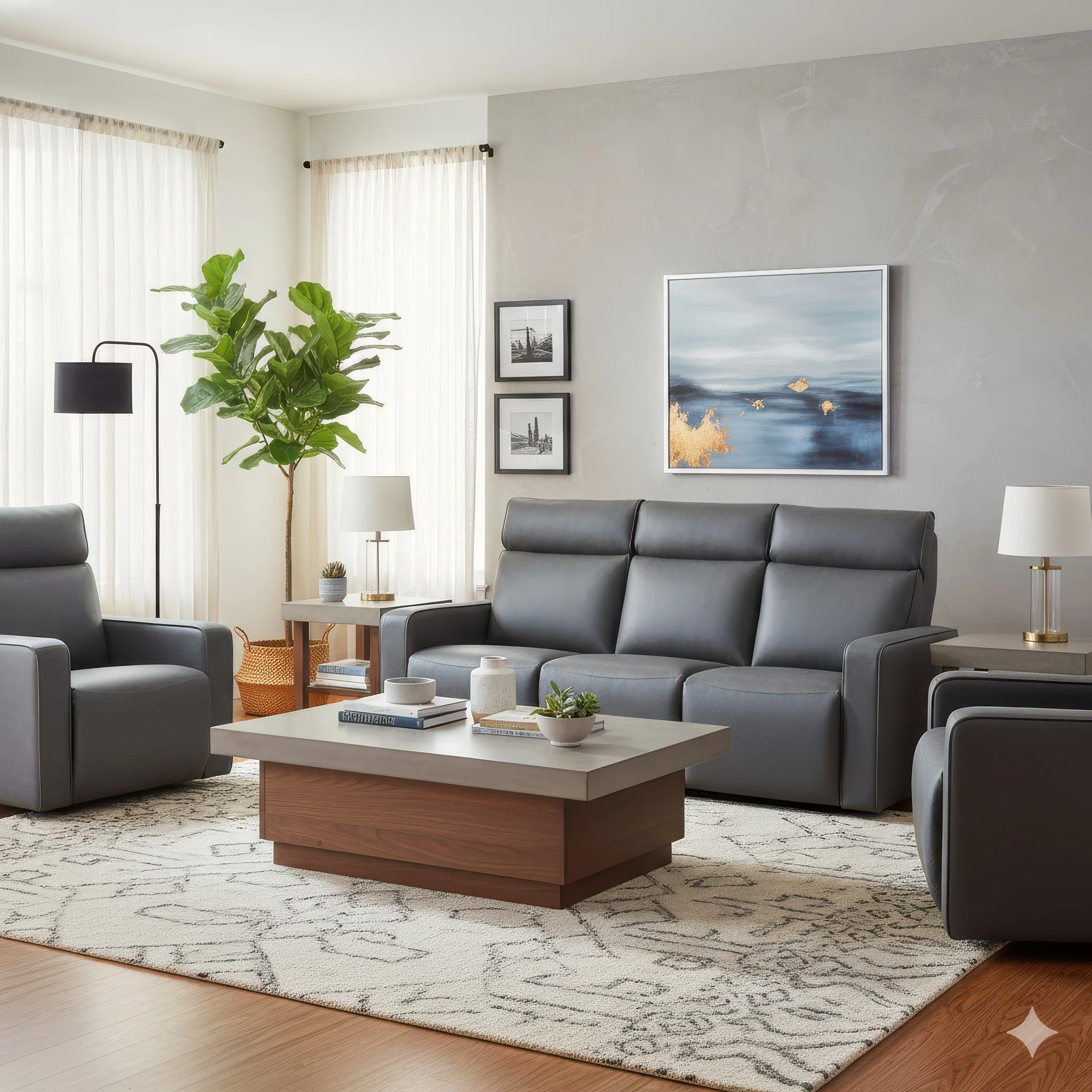 Ethan Manual Reclining Sofa - Image 2